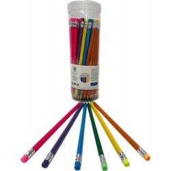 matite esagonali assortite in tubo 72pz tr400 