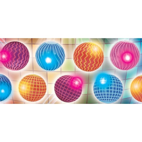 pallina rimbalzante galaxy elastic ball c/luce 60